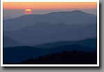 Appalachian Mountains, Sunset, Smoky Mountain NP