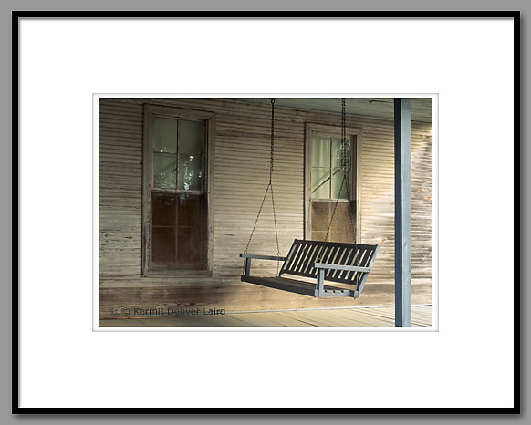 Farm House, Porch Swing, Oktibbeha County, MS