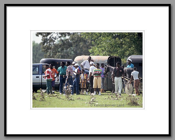 Harness Racing Fans, Minor's Track, Oktibbeha County, MS