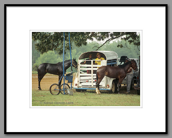 Harness Racing, Rain Delay, Minor's Track, Oktibbeha County, MS