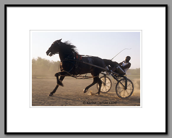 Harness Racing, Sammy Bush, Oktibbeha County, MS